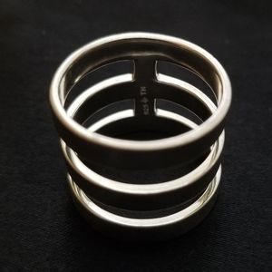 Silpada Contemporary Art Ring #R3135 Size 9.5